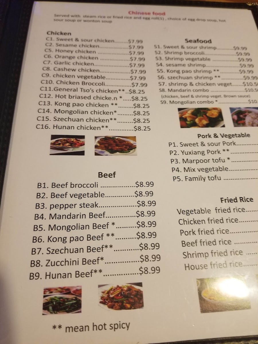 Menu Kt Pho Asian Restaurant - Jacksonville, Al-5